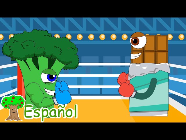 Comida Saludable Vs Comida Chatarra | English Tree Español