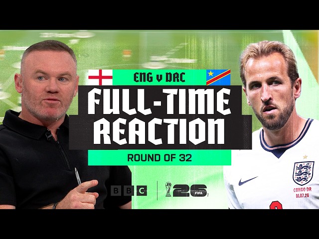 ENGLAND V DR CONGO REACTION | 2026 FIFA World Cup | Wayne Rooney, Joe Hart, Micah Richards