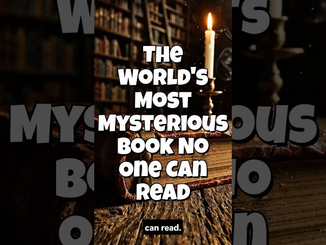 The World's Most Mysterious Book No One Can Read #booklovers #history #science #facts