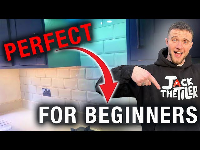 THE EASIEST WAY TO TILE YOUR KITCHEN SPLASH-BACK!!