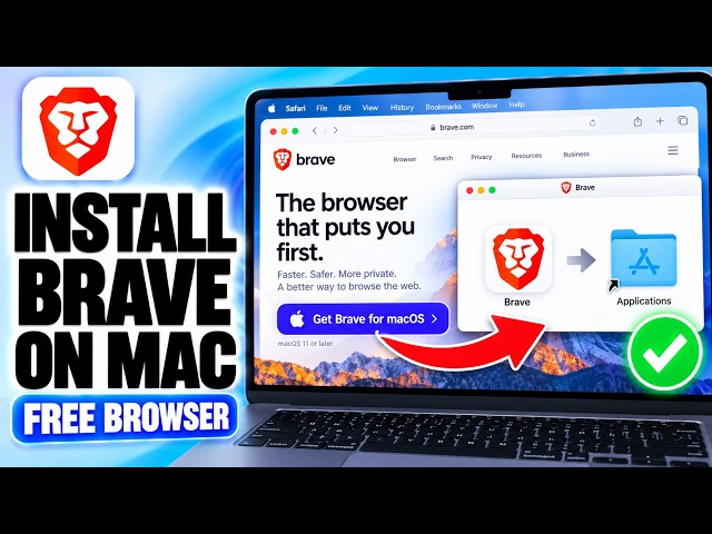 How To Download and Install Brave Browser on Mac 2026 - Full Guide
