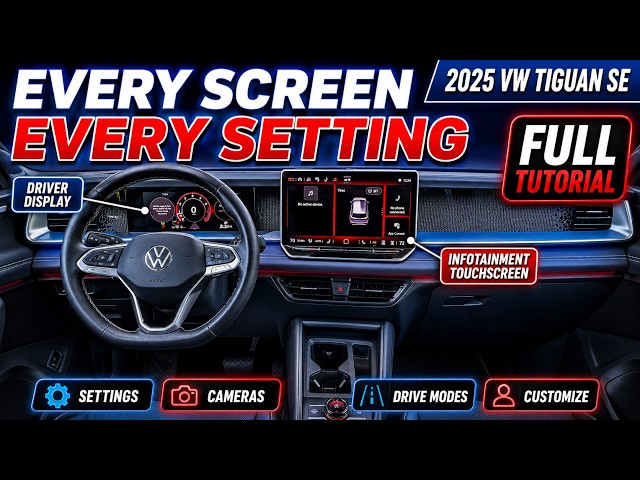 2025 Volkswagen Tiguan Tech Guide | Every Screen, Every Setting