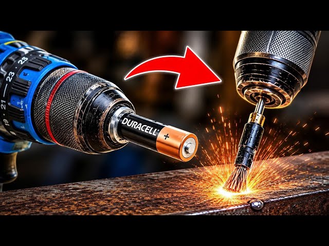 What Happens When You Put a Battery in a Drill? The Result Is Surprising!