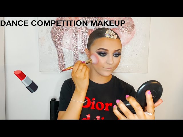 LATIN AMERICAN DANCE MAKEUP TUTORIAL | EASY TO FOLLOW | GLAMOROUS MAKEUP