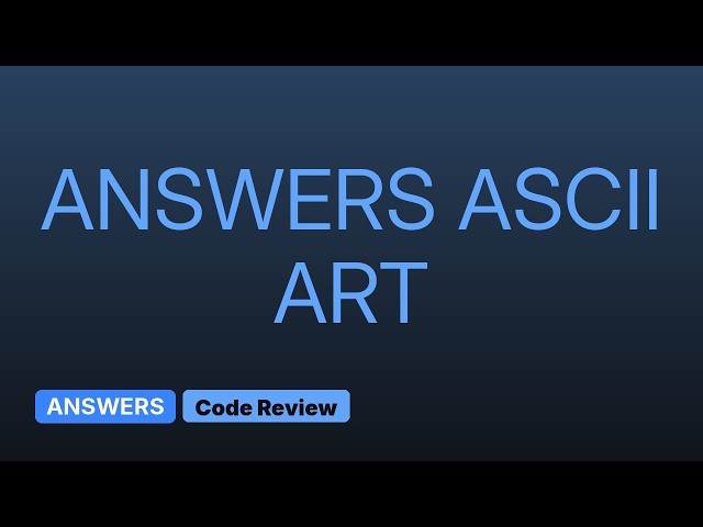 Code Review: Python ASCII-Art Text Generator (2 Solutions!!)