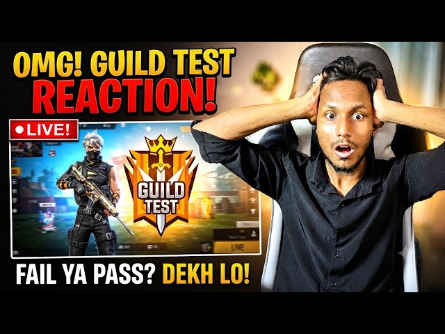 AJ GUILD TEST LENE WALA HU. LIVE REACTION 😯 #freefire #shorts #virealshort