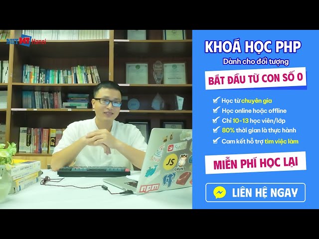 Khoá học PHP Full Stack cho người mới bắt đầu