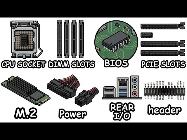 Every Motherboard component Explained