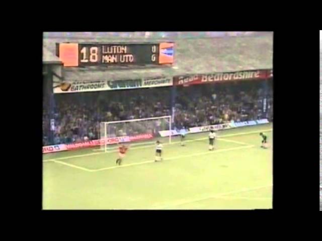 Luton Town v Manchester United 1988