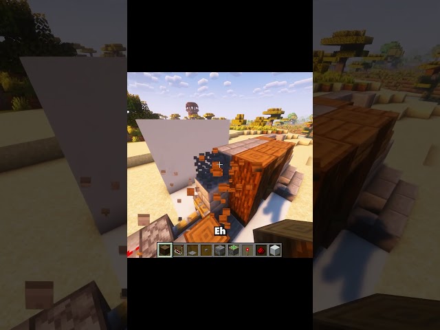 Simple redstone door tutorial #minecraft #gaming #shorts