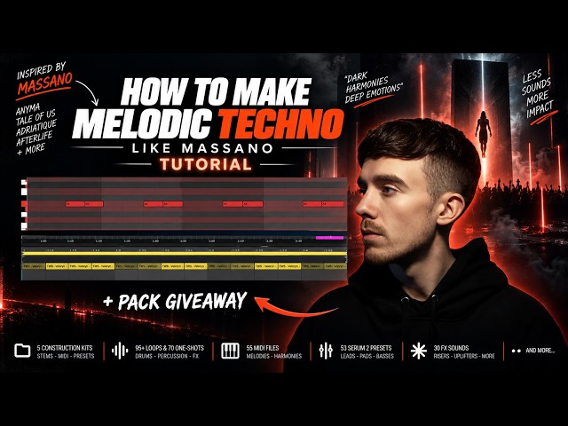 How to Make Melodic Techno Like Massano
