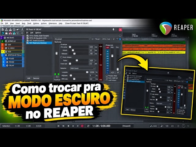 REAPER DARK MODE