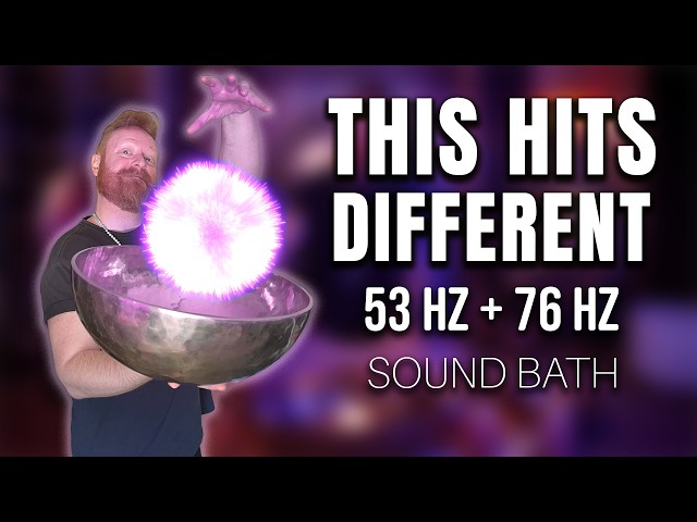 POWERFUL LOW FREQUENCIES | 53 hz + 76 hz To Help Calm Your Mind and Body
