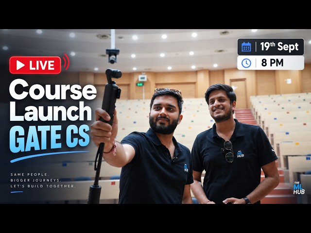 GATE CS Course Launch | The ML Hub