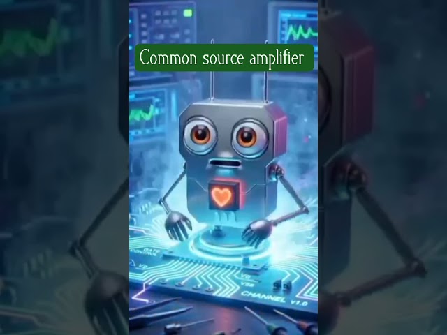 Common Source Amplifier in 60 Seconds | MOSFET CS Amplifier | 180° Phase Shift Explained #mosfet