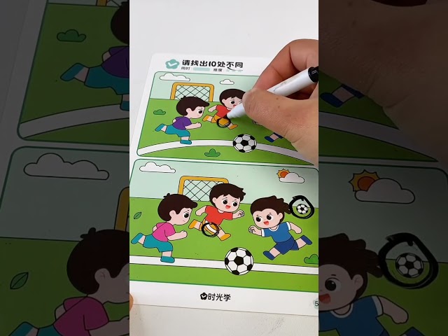 Find 10 Differences and Win | Football Challenge #short #stationery