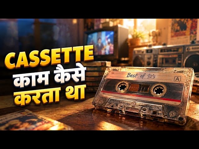 90s की Audio Cassette में गाने कैसे Store होते थे? 😳 | How Audio Cassette Works