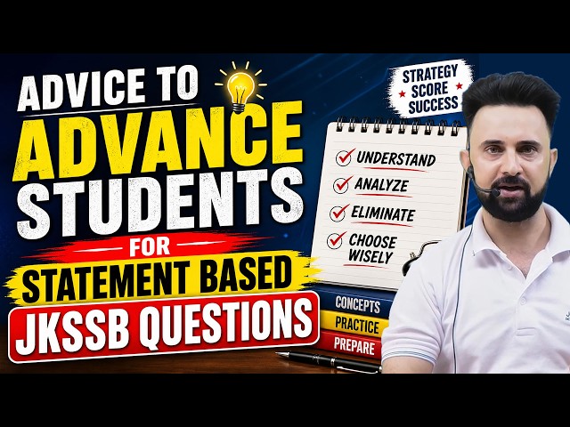 JKSSB NEW PATTERN PAPER AND ITS SOLUTION