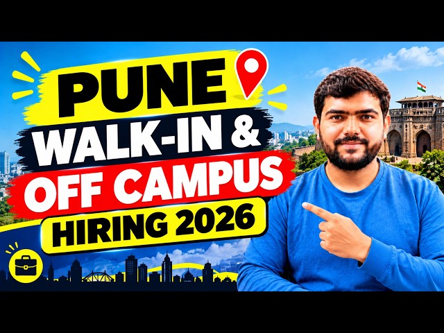 Pune Walk-In & Off-Campus Hiring 2026 #career #jobs #hiring #freshers #walkthrough #jobsearch #2026