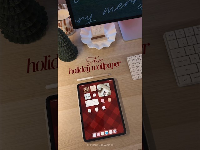 iPad wallpaper hack 🌲 Aesthetic homescreen on iPad | lock screen tutorial | iPad tips