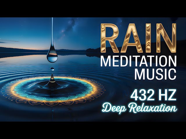 3 Hours of Rain Sounds & 432 Hz Meditation Music | Complete Relaxation