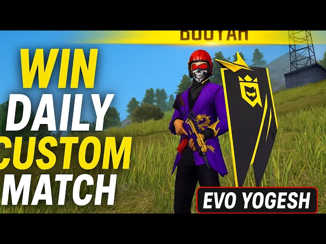 Win Daily Custom Match 24 Oct EVO YOGESH Redeem Code Giveaway match#evoyogesh #live #livestreaming  