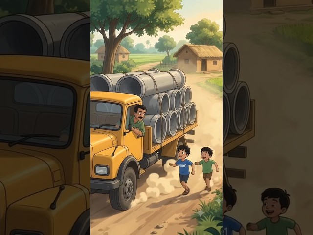 When drain Pipeline Arrives in the Village | #shorts #shortsfeed