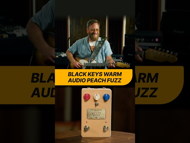 The Black Keys’ Dan Auerbach on his signature Peach Fuzz pedal #fuzzpedal #guitarist #guitarpedals