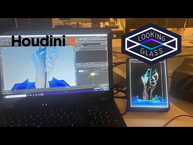 Houdini Mesh Sync for Looking Glass Portrait