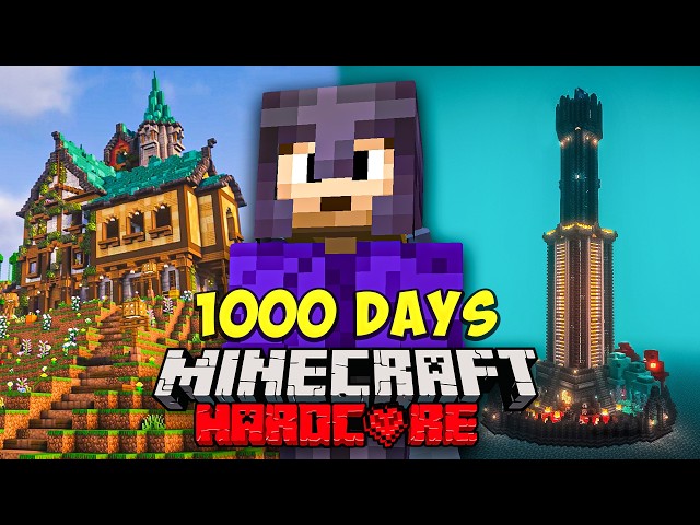 I Survived 1,000 Days in Minecraft Hardcore [FULL MOVIE]