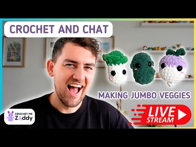 CROCHET MARKET PREP - Making no-sew veggies | CROCHET LIVE