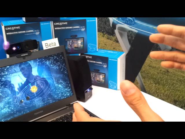 Intel Perceptual Computing video demo