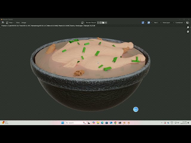 Blender 4.5 tutorial : Making Korean rock pot--hard surface modeling .Blender4.5教程: 制作韩国石锅硬表面建模