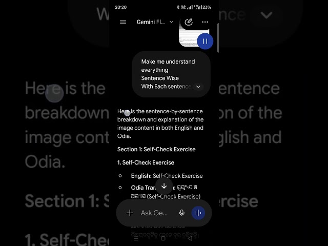 Self Check Exercise