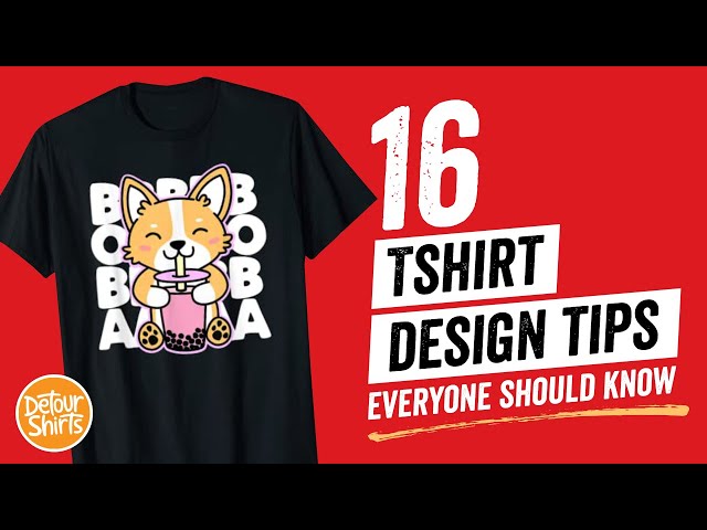 16 EASY TShirt Design Tips to Create Shirts That Sell 💸  Go from Beginner to Pro with Examples