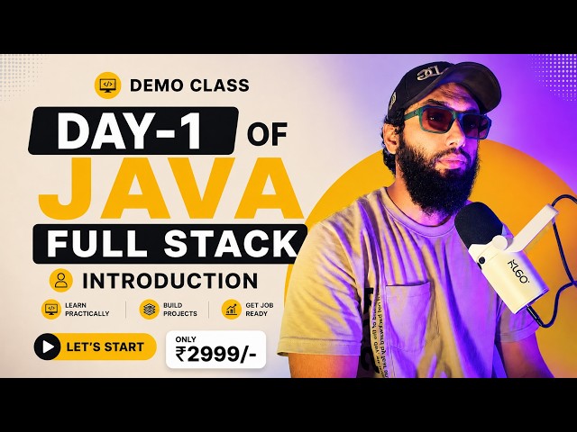 Java Full Stack Development 🚀 Day 1 | Complete Introduction | Beginner to Job Ready