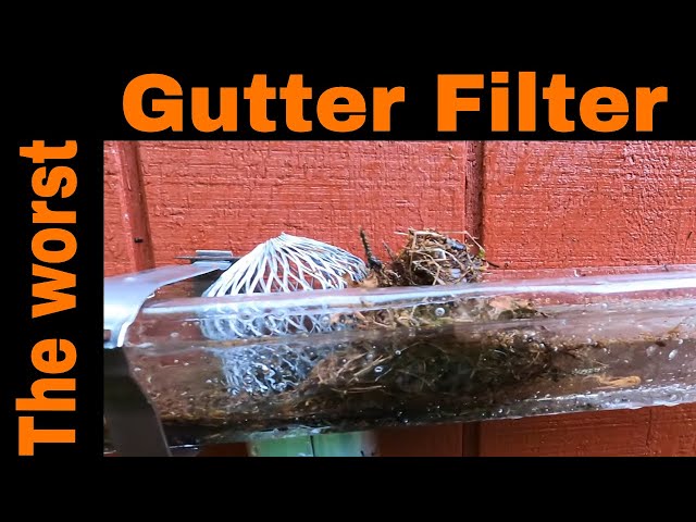 Worst Gutter Filter and Best Gutter Filter Practical Review