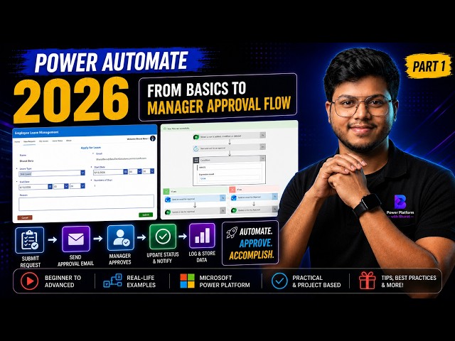 Power Automate Series Begins! 🚀 Approval Flow Tutorial (2026) | Part 1