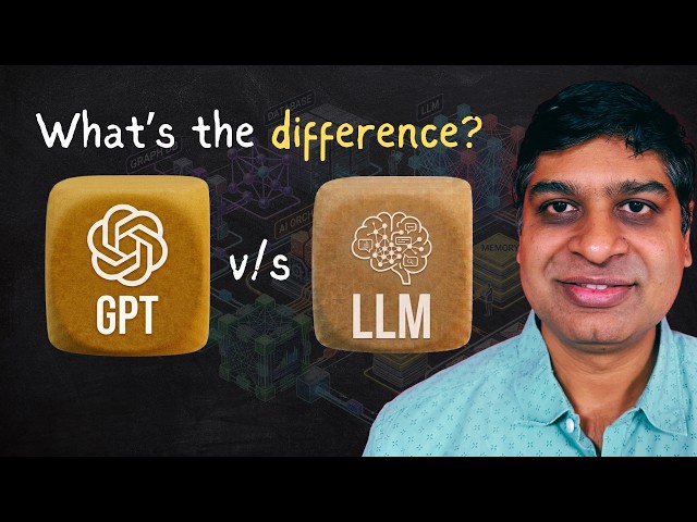 GPT vs LLM - What's the Difference? | ChatGPT, Transformer & AI Explained