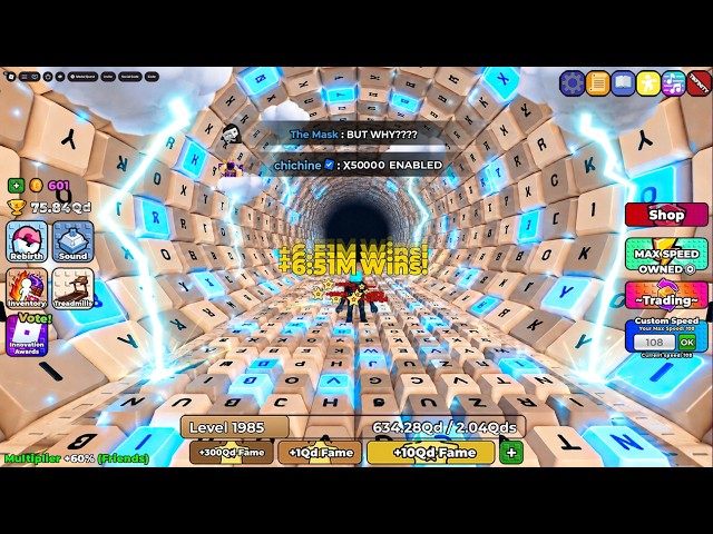 "GLITCH" STAGE & UPDATE LIGHTING EVENT IN GALAXY 2 +1 Speed Keyboard Escape Roblox