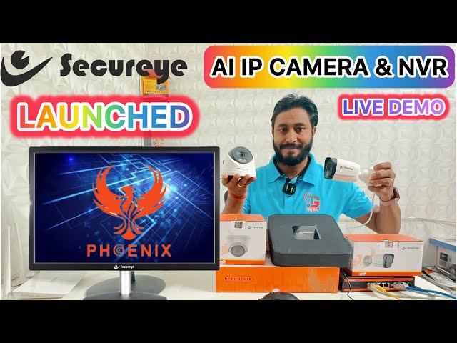Secureye PHOENIX IP Cameras INSTALLATION |4K Security camera |AI Features IP camera |Best IP Camera