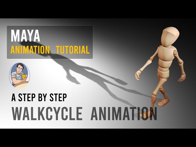 Maya Basic Animation Tutorials - Walk Cycle | A Step by Step Guide
