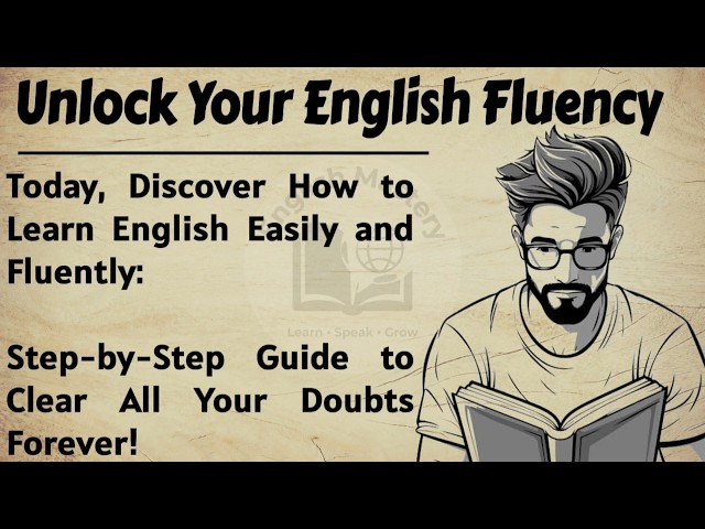 Unlock Your English Fluency - Your Path To English Fluency || Graded Reader || Improve Your English✅
