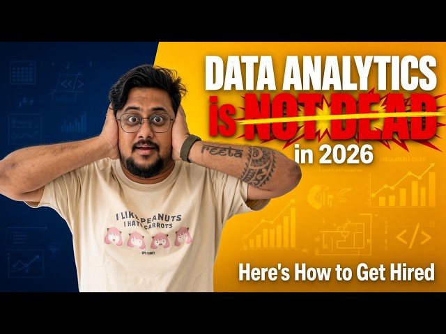 Data Analytics is NOT Dead in 2026 — Here’s How to Get Hired