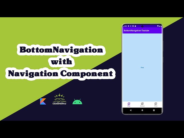 How to creat a Bottom Navigation Bar in Kotlin