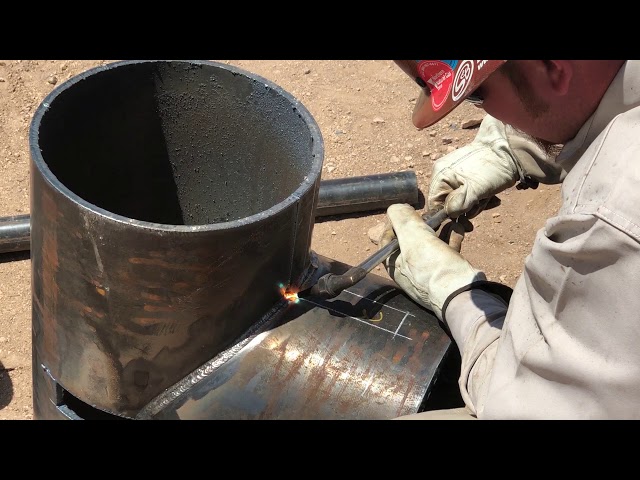 API 1104 Welder Testing Laying Out and Cutting Nick Breaks