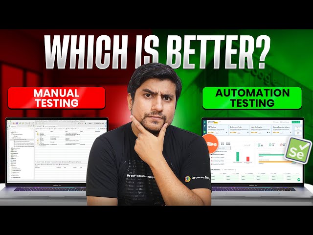 Manual Testing vs Automation Testing - Confusion Solved...