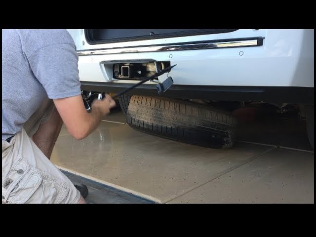 Lower spare tire. How to remove the spare GMC, Chevy Yukon, Tahoe, Suburban, Escalade, Sierra