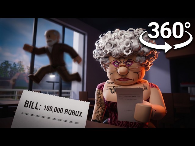 Grandpa Took All of Grandma's Money | 360° Roblox VR