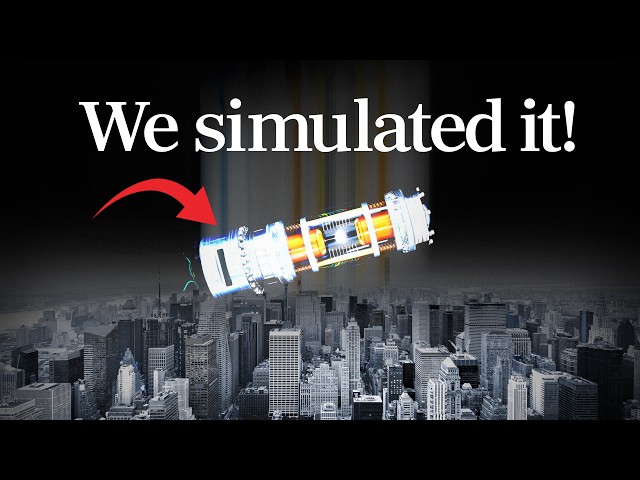 What happens if you drop 0.125 grams of antimatter?